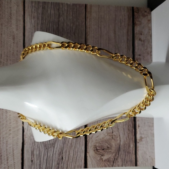 Men’s 18K Gold Plated Heavy Miami Link Chain – 20–21” / Power Statement Necklace - Picture 2 of 9